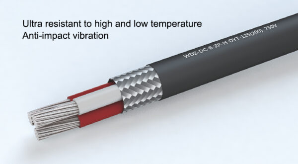 Low smoke halogen-free flame retardant 200℃temperature sensor cable
